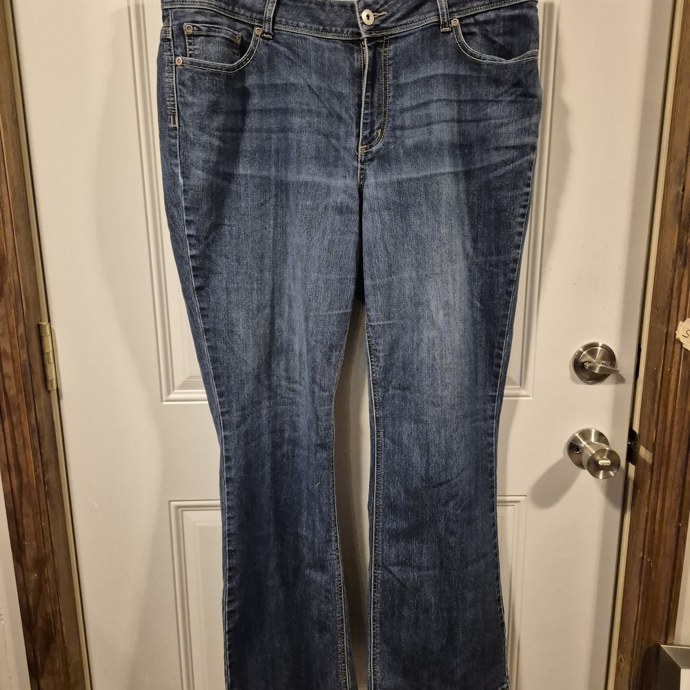 Maurices Dark Blue Boot Cut Jeans